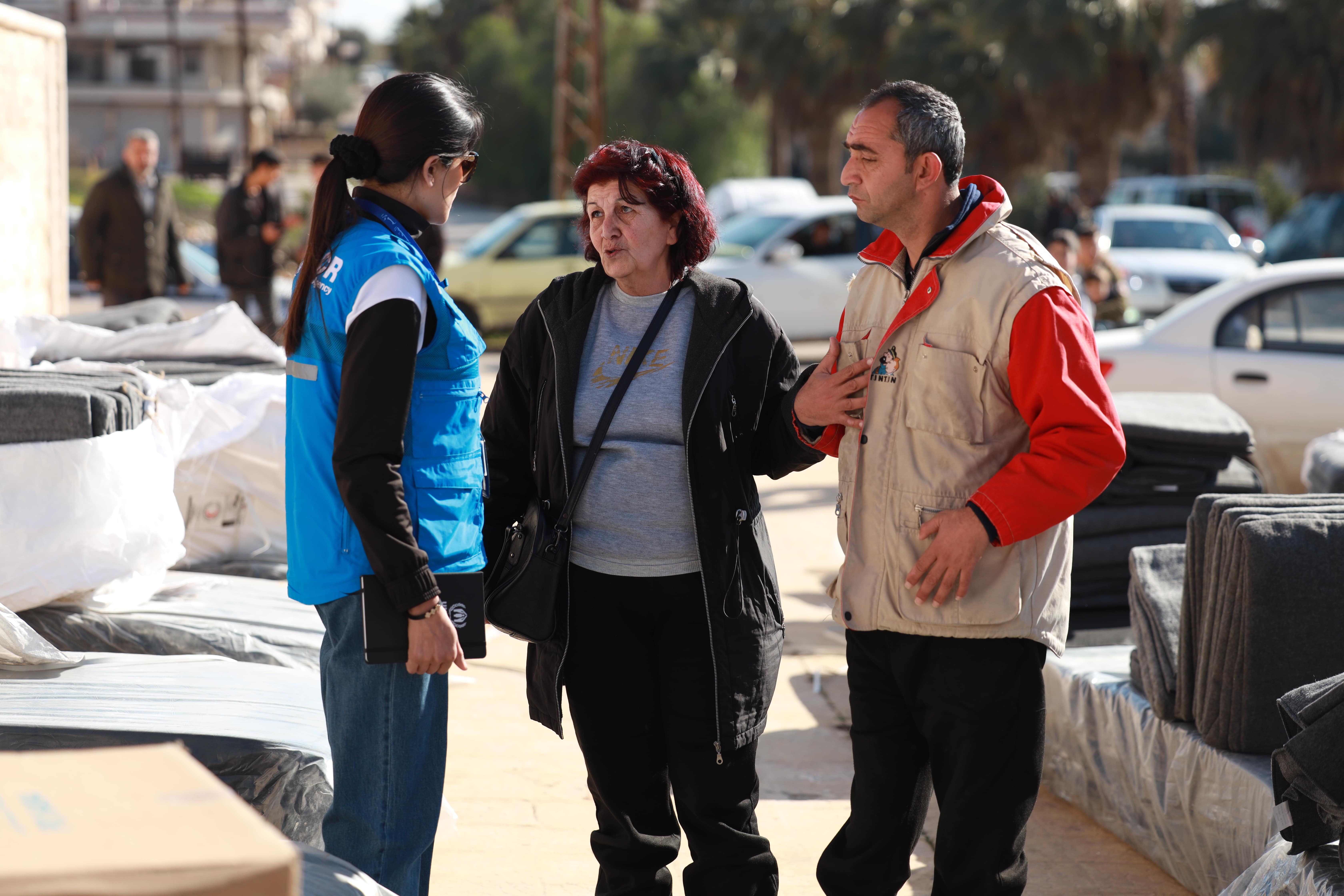 Syria_UNHCR Provides Assistance For Earthquake Affected In Hama Governorate