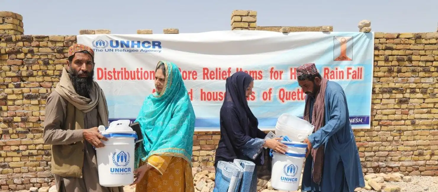 Pakistan_UNHCR provides emergency relief support in flood-stricken Balochistan