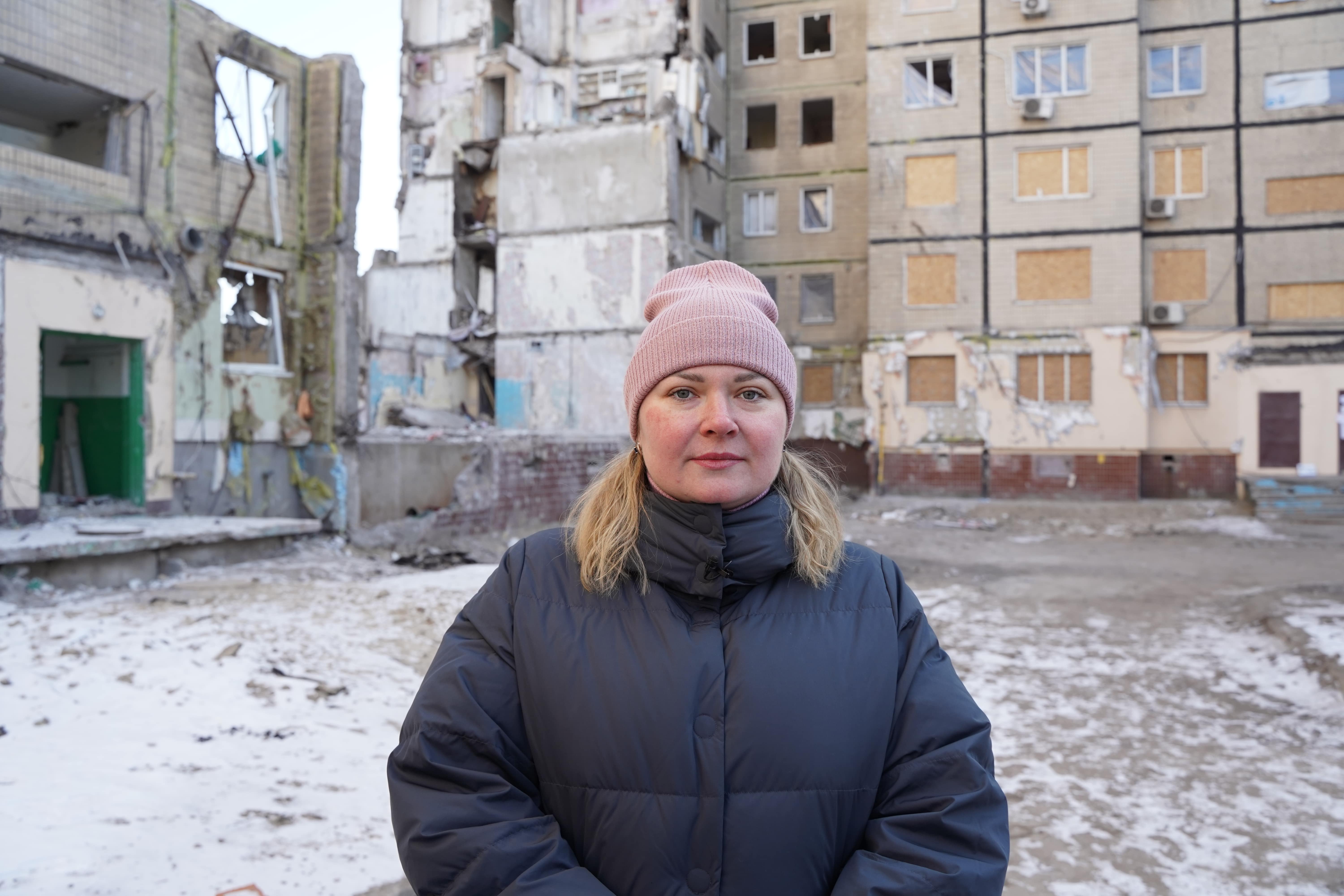 Ukraine. Displaced Person Anastasiya